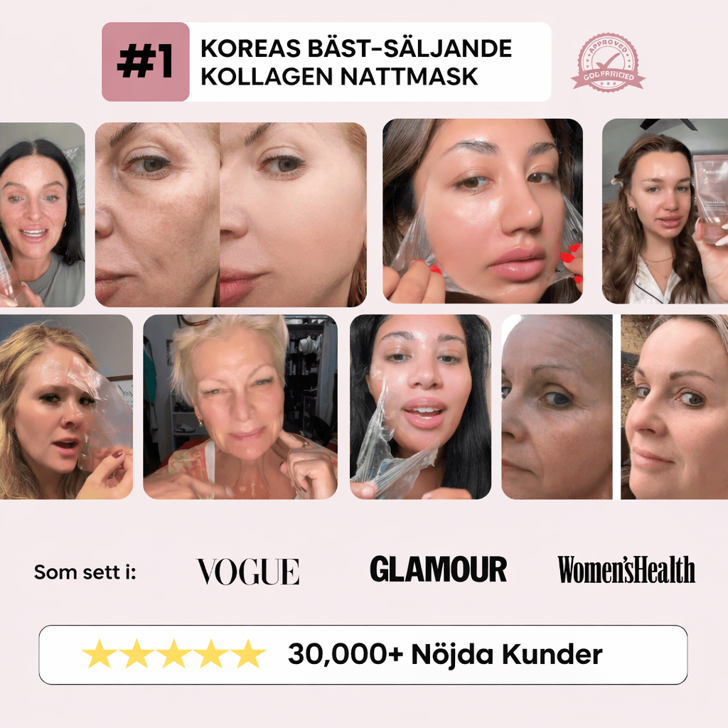 Kollagen Nattmask