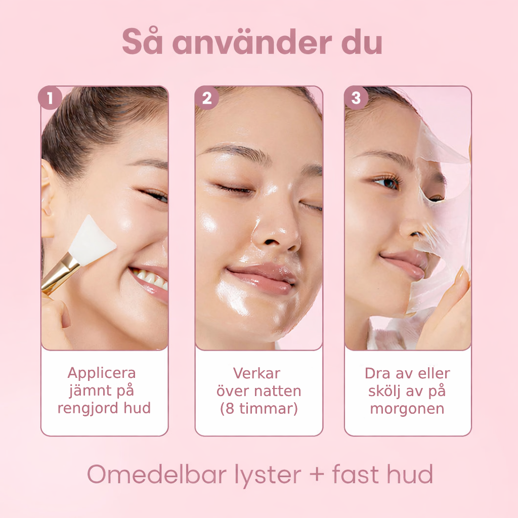Kollagen Nattmask